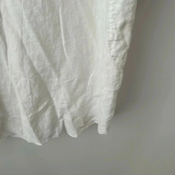 Ludia  k. 100% linen oversized white tunic - Picture 13 of 13
